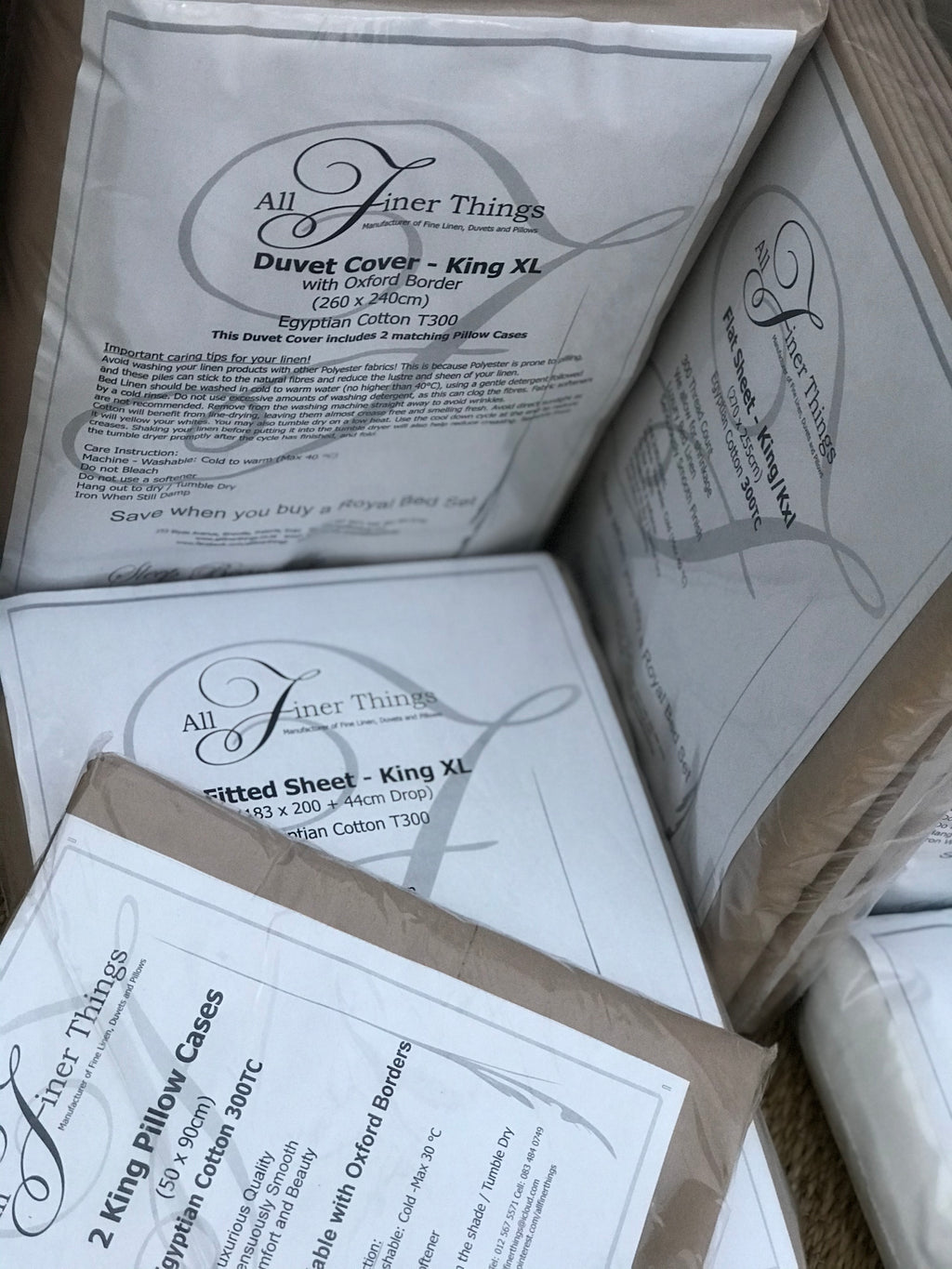 Pillowcases in Luxury Egyptian Cotton - Premium Bedding | All Finer Things